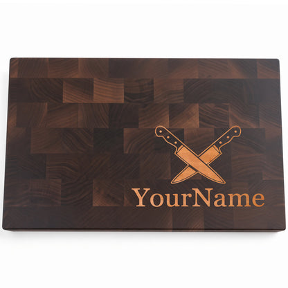 Cutting Board Personalized - Knives