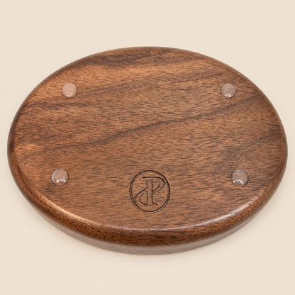 Rosary Tray - Chi-Rho (Walnut with Maple Inlay)